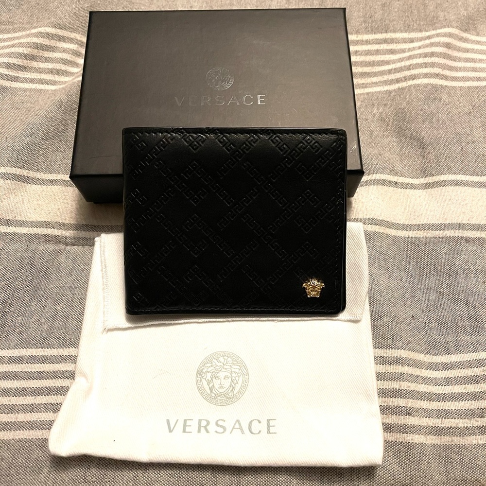 ✖️ KNIT PATTERN VERSACE WALLET ✖️